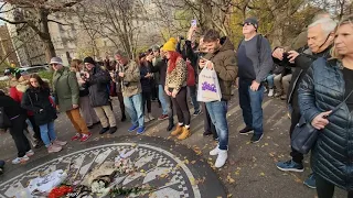 Strawberry Fields on John Lennon's Death Anniversary in Central Park - If I Fell