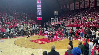 RUTGERS UPSETS #1 PURDUE HALFCOURT BUZZER BEATER BEST ANGLE