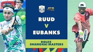 Casper Ruud vs Christopher Eubanks Highlights | Rolex Shanghai Masters 2023