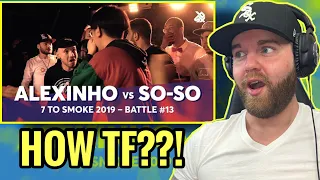 [Industry Ghostwriter] Reacts to: ALEXINHO vs SO-SO | Grand Beatbox 7 TO SMOKE Battle 2019 | Battle