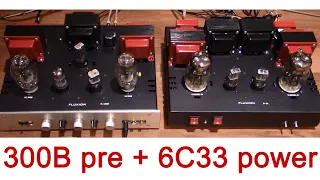 300B pre + 6C33C-B tube amplifier sound test CLAUDE CIARI SORENZARA ; FLUXION model FL-300X & B-3A