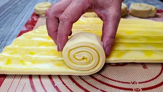 Easy Homemade Puff Pastry with Cheese Filling Recipe