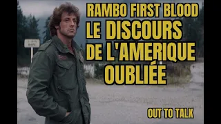 RAMBO FIRST BLOOD : LE DISCOURS DE L' AMERIQUE OUBLIEE