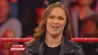 Ronda Rousey & Dana Brooke segment more CRINGE RAW 3/19/18