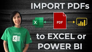 Import Data from a PDF to Excel