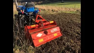 ISEKI 2140 4WD Compact Tractor with KUHN Rotavator, 18 HP EXCELLENT CONDITION