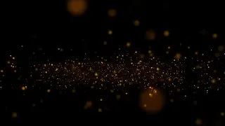 No Copyright, Copyright Free Videos - Golden Particles Cover Decoration - Free Video Background Loop