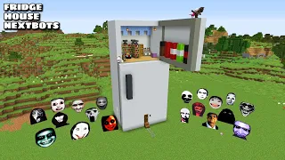SURVIVAL FRIDGE HOUSE WITH 100 NEXTBOTS in Minecraft - Gameplay - Coffin Meme
