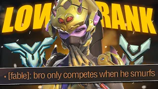 "Widowmaker only wins cause he's smurfing"