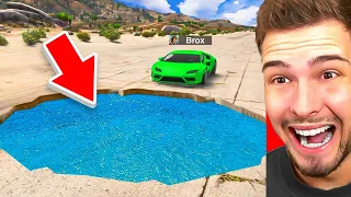 AUTO vs. WASSER SCHLAGLÖCHER in GTA 5!