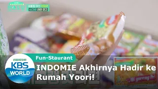 INDOMIE Akhirnya Hadir ke Rumah Yoori! |Fun-Staurant | SUB INDO | 201109 Siaran KBS World TV|