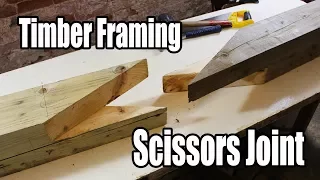Timber Framing Scissors Joint
