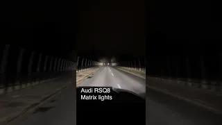 Audi RSQ8 Matrix lights