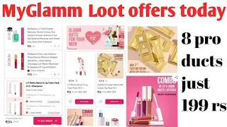 MyGlamm Loot offers 🔥 MyGlamm 8 only 199 rs mai 🥳 MyGlamm Loot offers today 🥳