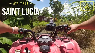 Saint Lucia by ATV - tour of the island [4K]