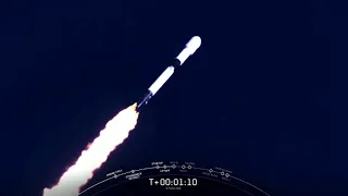 Launch of a SpaceX Falcon-9 carrying the 13th Starlink constellation Oct. 18, 2020