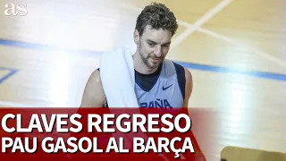 BALONCESTO | Pau Gasol vuelve al Barcelona: todas las claves de su regreso | Diario AS