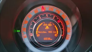 Fiat 500C Hybrid 70PS 0-100km/h