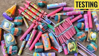 Unique And Different Types Of Crackers Testing | Patakhe Testing | Fireworks Testing | Diwali 2021