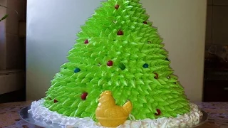 Торт Новогодняя Елочка 3D / New Year Cake Tree 3D / Новогодний Торт / Пошаговый Рецепт МК