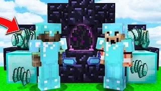 YOUTUBERS FULL DIAMOND AND THE BEST DEFENSE OF EGGWARS! 💎 EGGWARS MINECRAFT