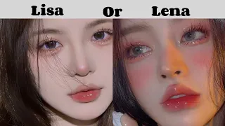 Lisa Or Lena - Choices - Korean Makeup - Aesthetic World. #lisaandlena #lena #lisa #aestheticworld