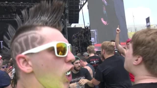 Beartooth!!! AGGRESSIVE!!! Rock on the Range 2017 mosh pits