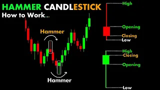 HAMMER CANDLESTICKHow to Work #ChartPatterns Candlestick | Stock | Market | Forex | crypto  #Shorts