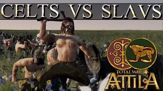 Venedians vs Ebdanians - Total War Attila Slavic Nations Culture Pack DLC Battle