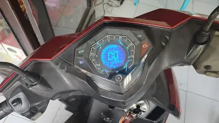 install a digital speedometer in mio m3
