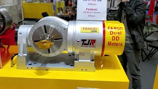 TJR rotary table - 2022 TIMTOS X TMTS, driven by Fanuc Direct drive motor [AD-261iB] [FAD-211]