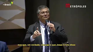 “Deus não fez anistia, Deus aplicou a lei”, diz Flávio Dino sobre atos terroristas em Brasília