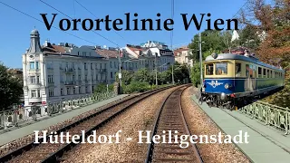 Führerstandsmitfahrt Vorortelinie Wien | Hütteldorf - Heiligenstadt | Cab Ride | 4042.01