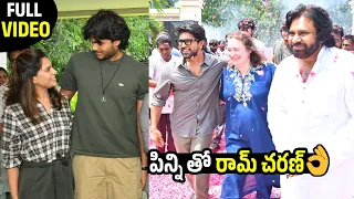 Ram Charan Happy Moments With Anna Lezhneva & Pawan Kalyan At Winning Celebrations | Always Filmy