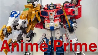 If Optimus was a Megazord | Transformers Cybertron Optimus Prime (and Leo Breaker) REVIEW