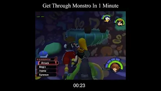 Get Through Monstro In 1 Minute
