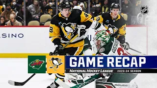 Wild @ Penguins 12/18 | NHL Highlights 2023