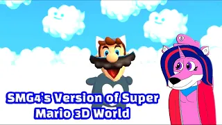 Princess Sword Heart Reacts to SMG4: Stupid Mario 3D World