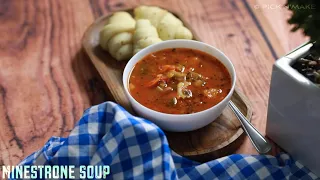 How to make Minestrone Soup, Nutritious & Healthy Vegetarian Soup, Italian Vegetable & Pasta Soup