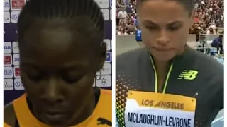 Sydney McLaughlin Levrone New 200m SPRINT Sensation 🏃🏾‍♂️| Shericka Jackson looks Very Concerned 😱