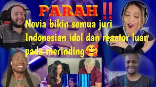 REACTION‼️Novia (Flashlight) SHOWCASE 2 INDONESIAN IDOL