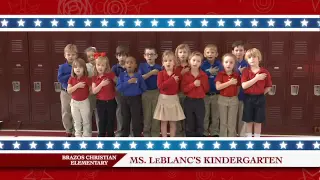 Daily Pledge Brazos Christian School-Ms. LeBlanc