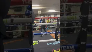 46 year old Floyd Mayweather SPARRING at the gym 🥊