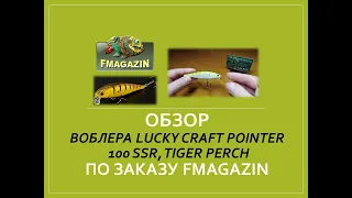 Обзор воблера Lucky Craft Pointer 100 SSR, Tiger Perch по заказу Fmagazin