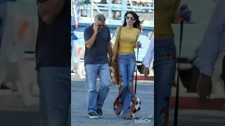 George and Amal Clooney Street Style