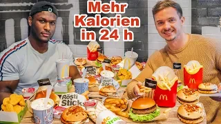 Wer schafft mehr Kalorien in 24 Stunden? | Cheat Day Challenge