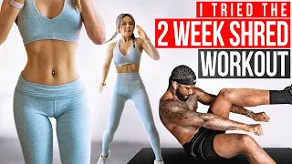 I TRIED CHLOE TINGS [2 WEEK SHRED] WORKOUT! (THIS IS WHAT HAPPENED) 😦