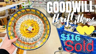 SOLD | FILLED My GOODWILL Cart | Thrift With Me | Reselling