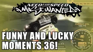 Funny And Lucky Moments - NFS Most Wanted - Ep.36