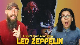 Led Zeppelin - I Can't Quit You Baby (REACTION) with my wife